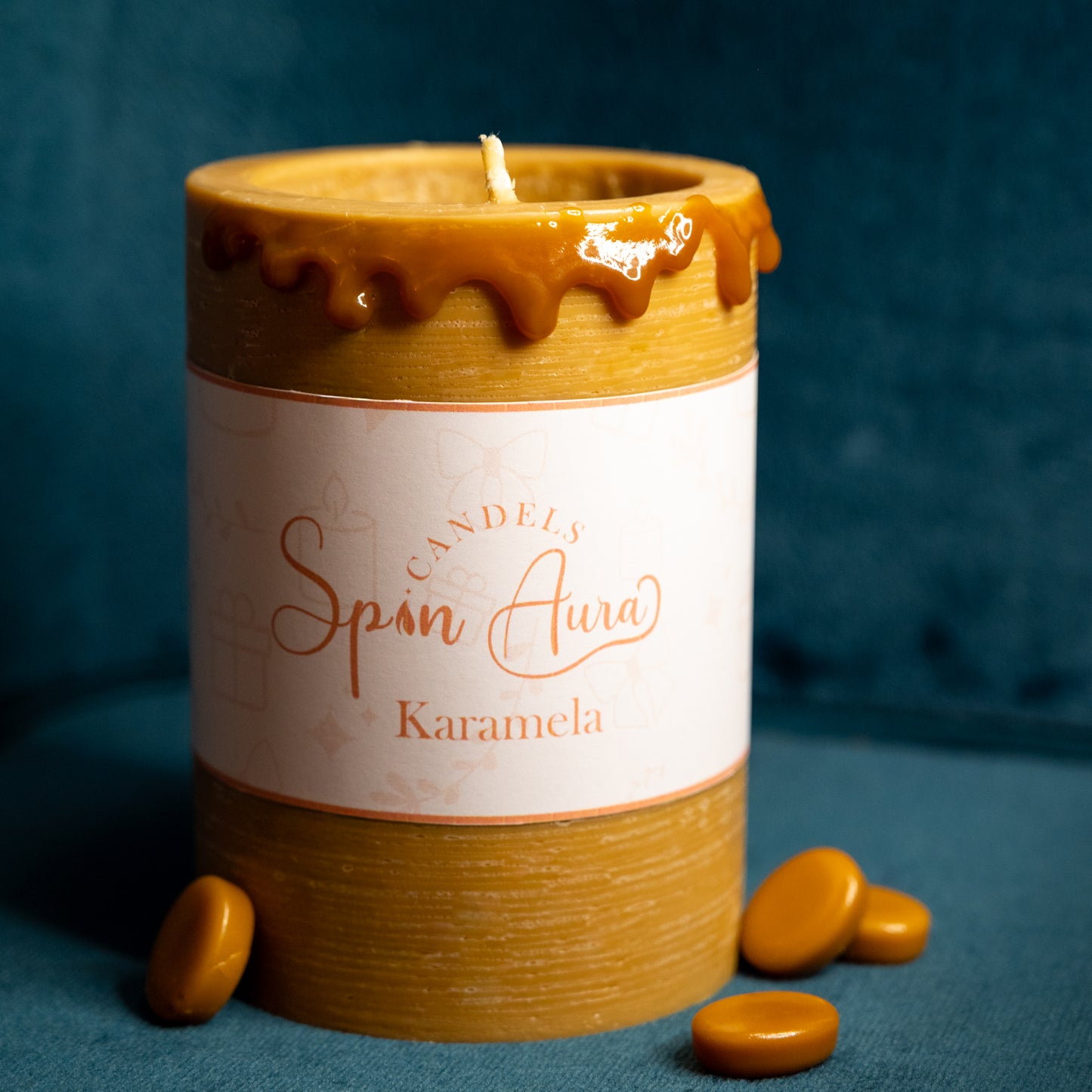 Karamela XXL + Jabolčna pita | SpinAura Candels