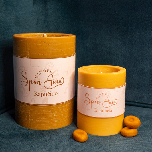 Kapučino XXL + Karamela | SpinAura Candels