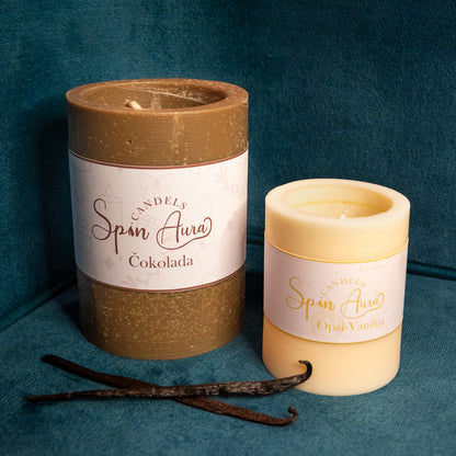 Čokolada XXL + Opal - Vanilija | SpinAura Candels